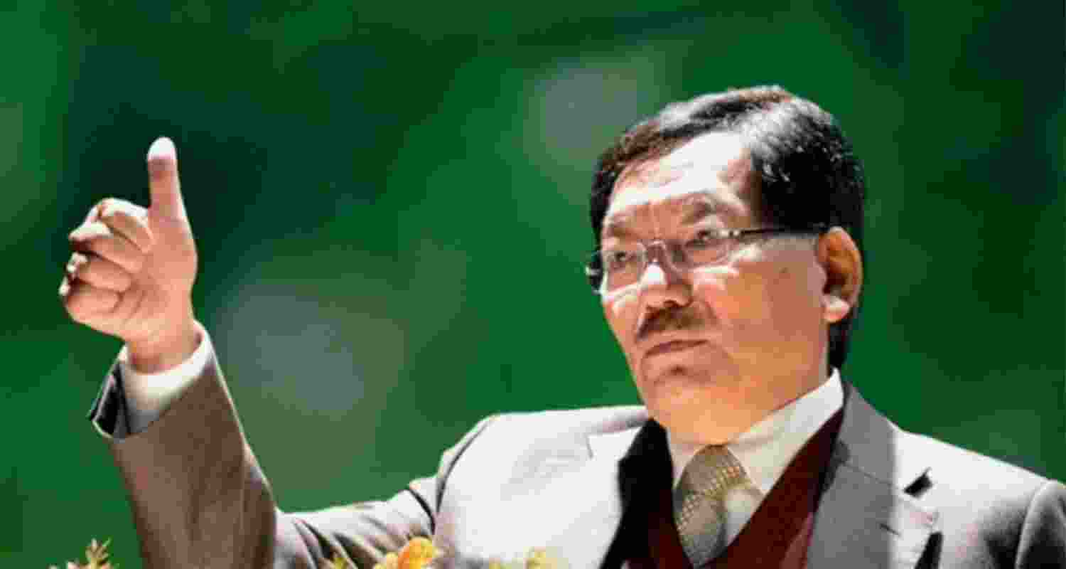 Former Chief Minister of Sikkim and SDF supremo Pawan Kumar Chamling. 