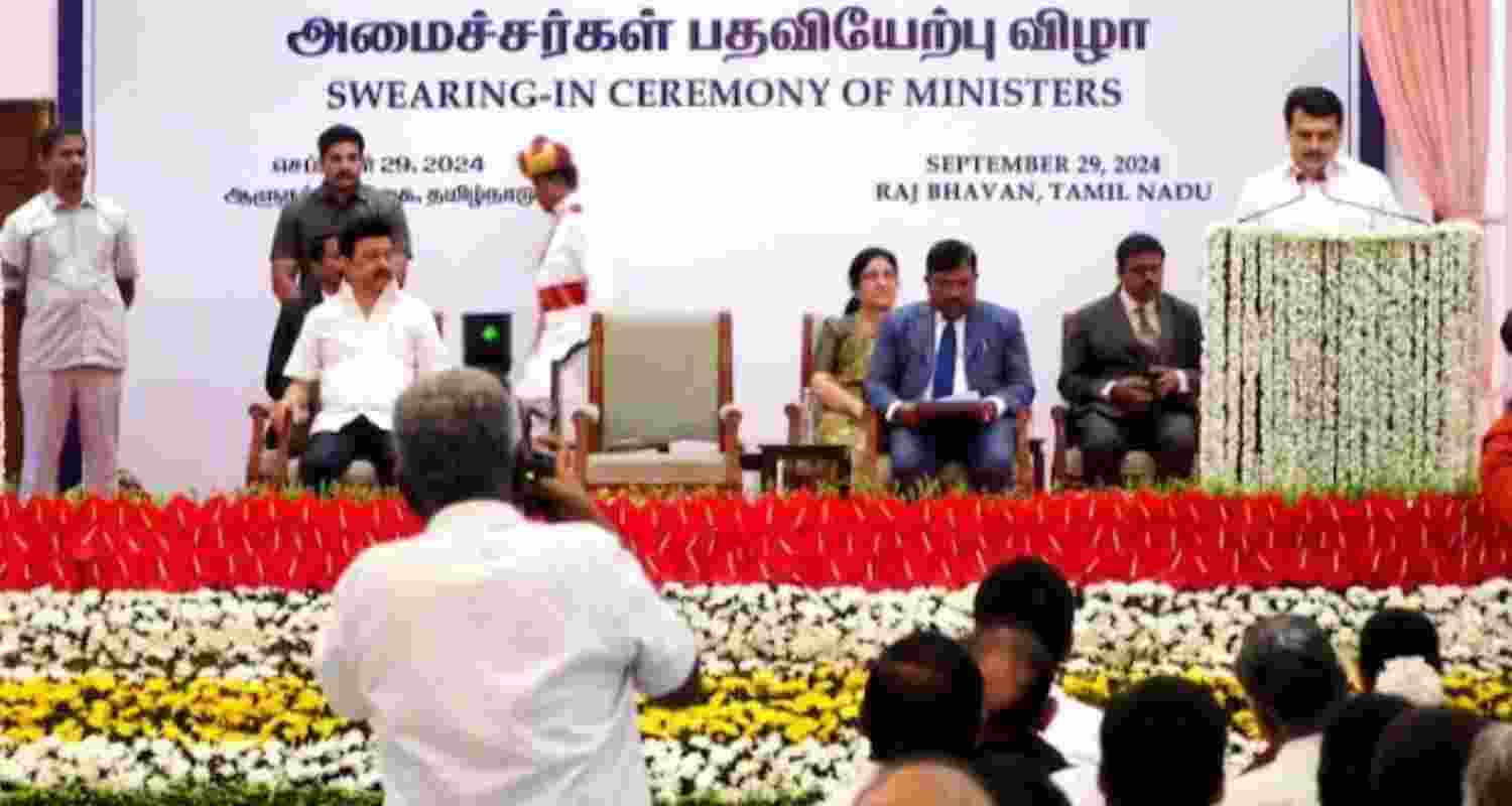 Senthil Balaji, three others sworn-in as ministers in Stalin cabinet
