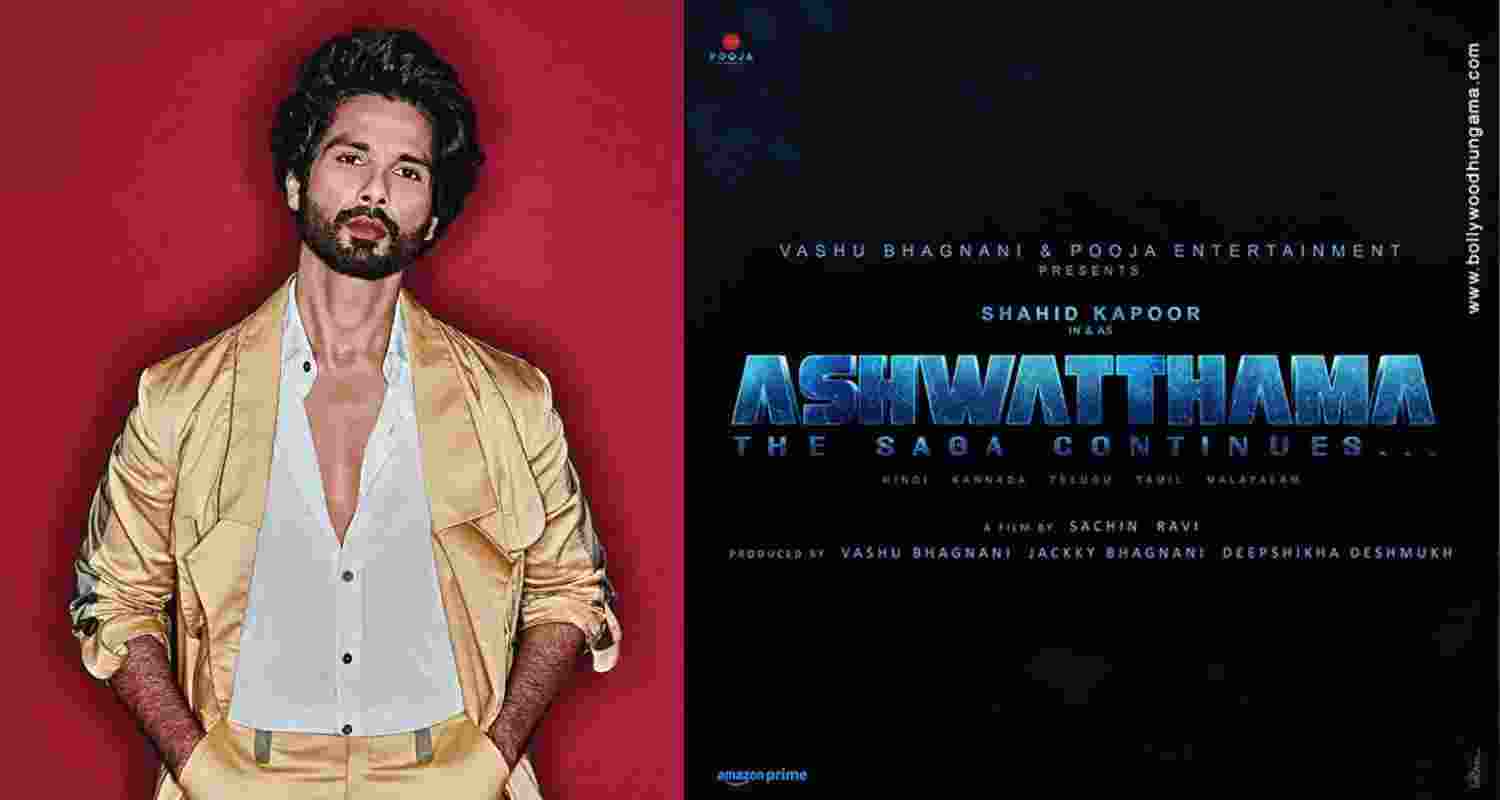 Shahid Kapoor is set to play Ashwatthama.