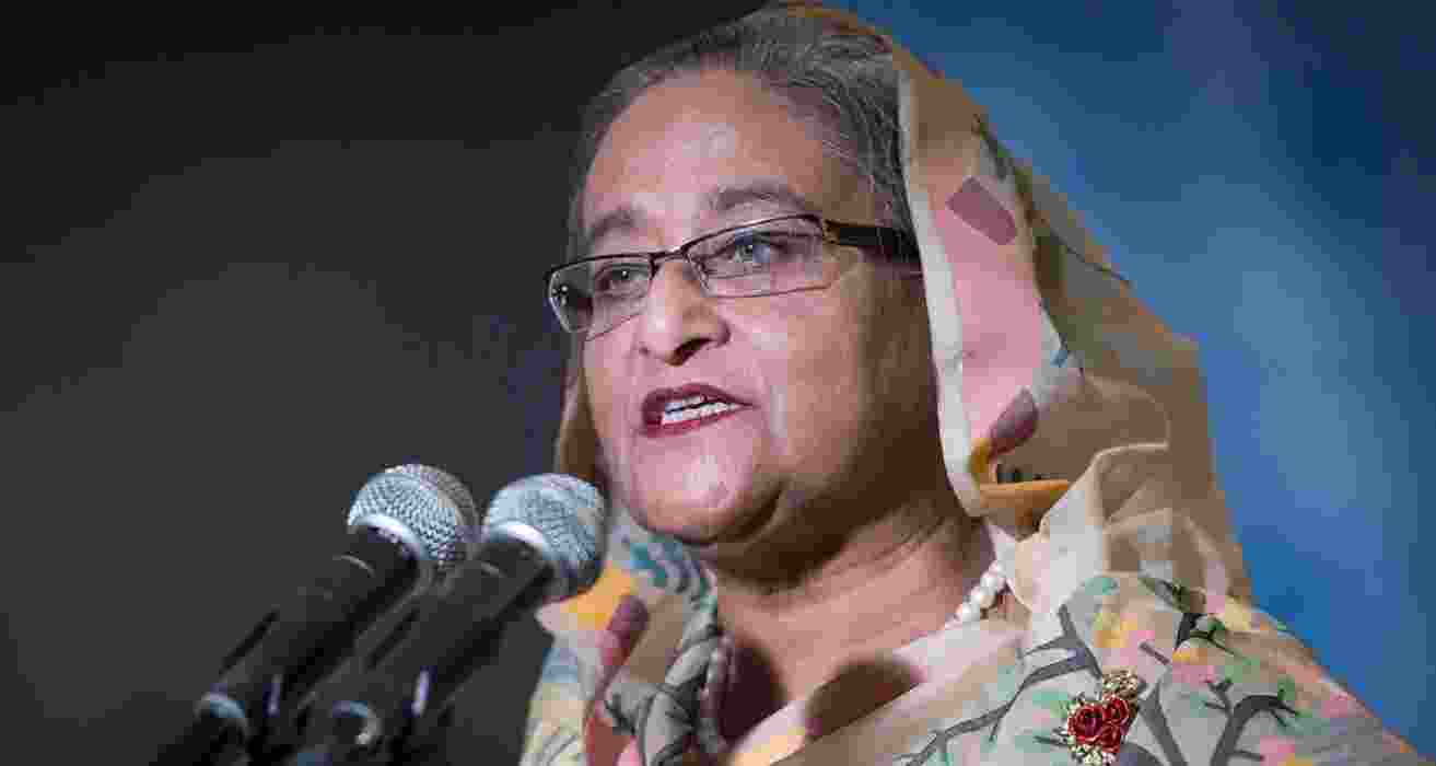 Bangladesh PM Sheikh Hasina. 