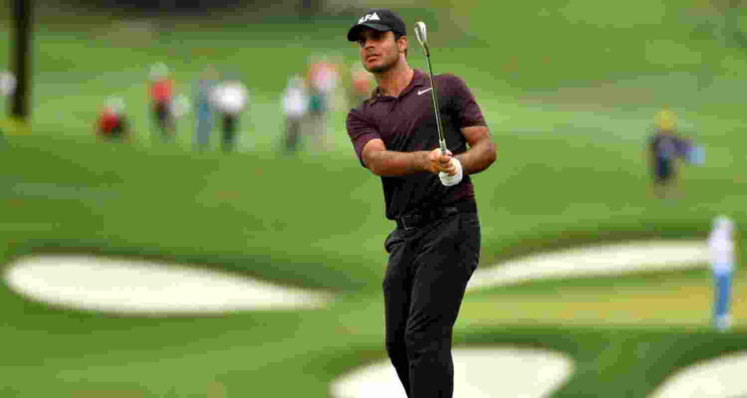 Indian golfer Shubankar Sharma.