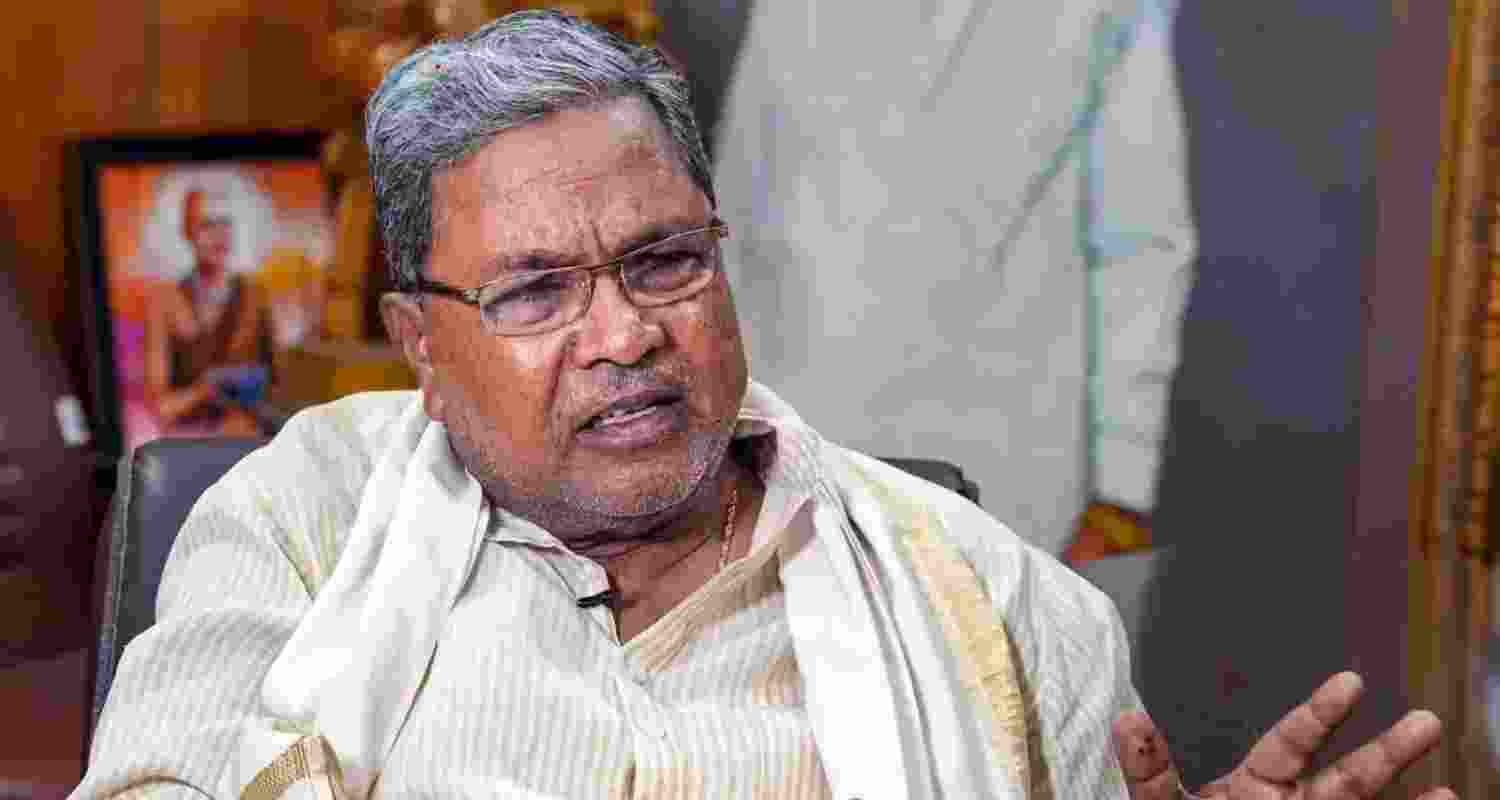 Karnataka Chief Minister Siddaramaiah. File photo.