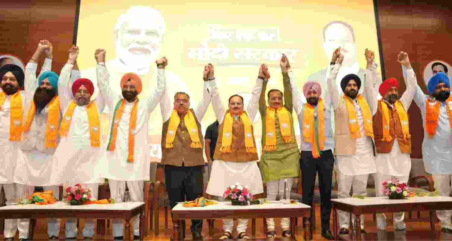 Delhi Sikh Gurudwara Management Committee joins the saffron party. 
