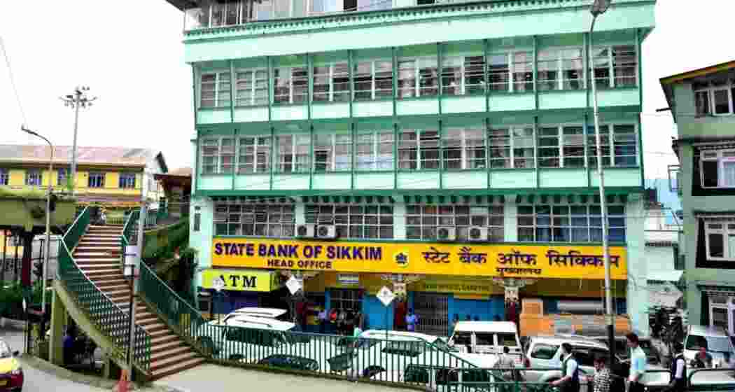 The State Bank of Sikkim headquarter in Gangtok.
