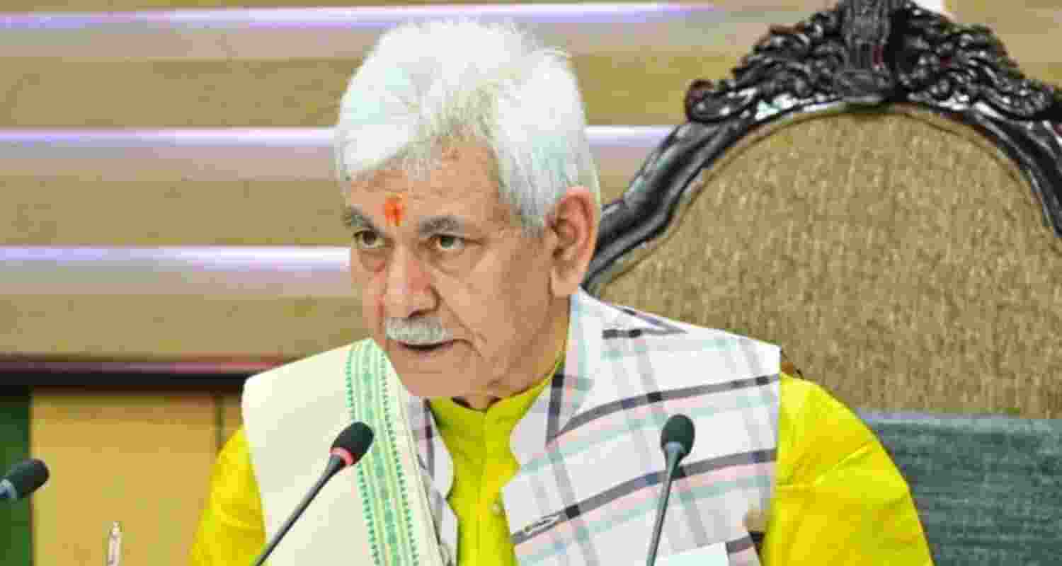 Jammu and Kashmir Lieutenant Governor Manoj Sinha. File photo.