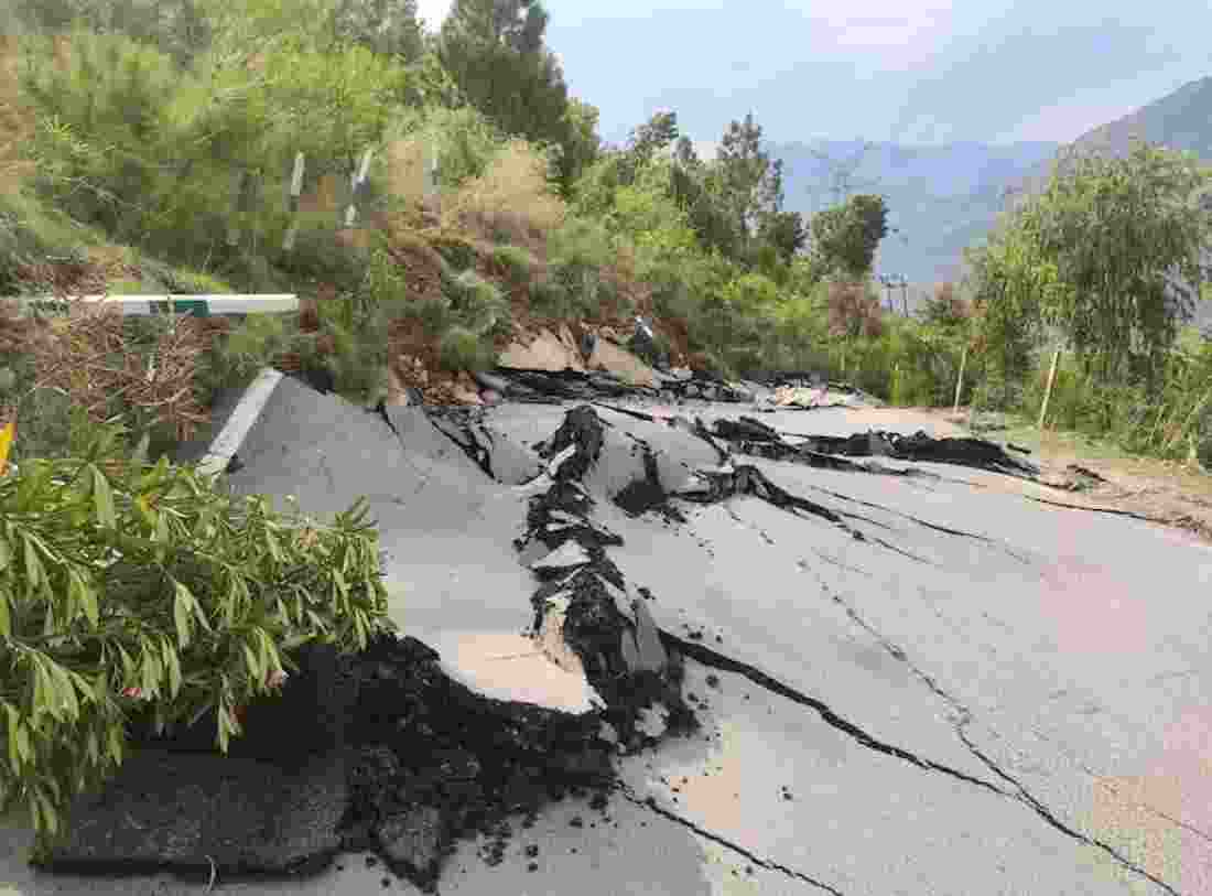 Ramban DC says land started subsiding from Wednesday, prompting closure of the Ramban-Gool road. However, the alternate Digdol-Sumbal-Sangaldan-Gool road was open as were railway lines, “so connectivity was not an issue." 