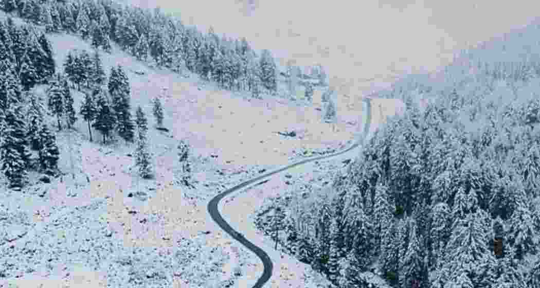 Season’s first snowfall blankets the scenic valley in Jammu and Kashmir's Sonmarg, marking a picturesque start to the snowy season.