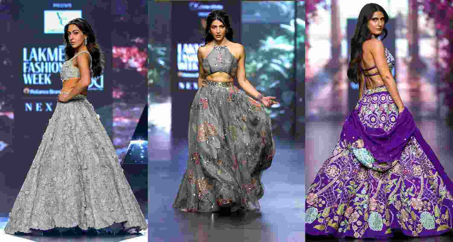 Sara, Shruti and Fatima set the ramp on fire at Lakme Fashion Week x FDCI