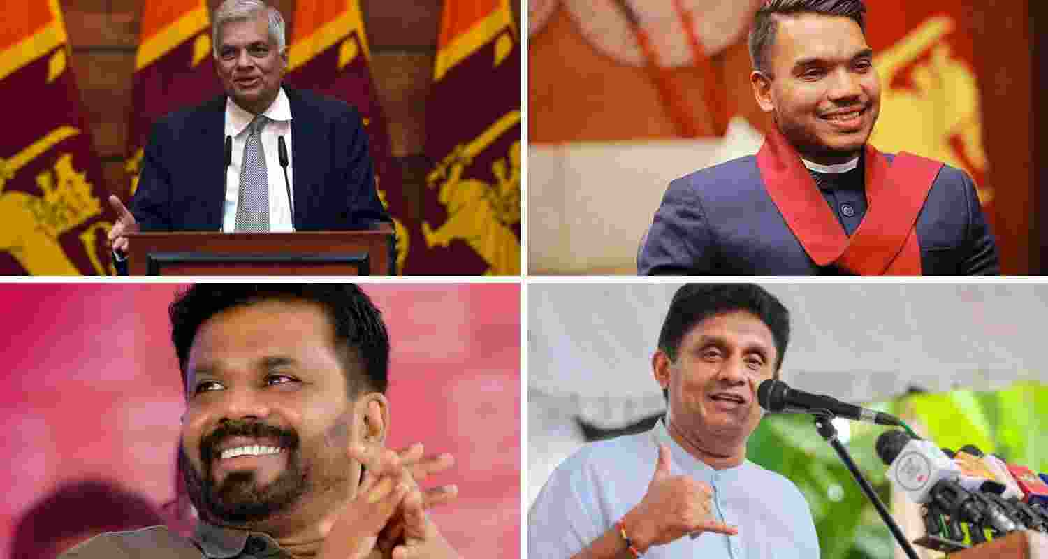 Besides incumbent President Wickremesinghe, the other prominent candidates are Namal Rajapaksa, the 38-year-old heir to the Rajapaksa dynasty, the main opposition leader Sajith Premadasa and the Marxist JVP leader Anura Kumara Dissanayake.