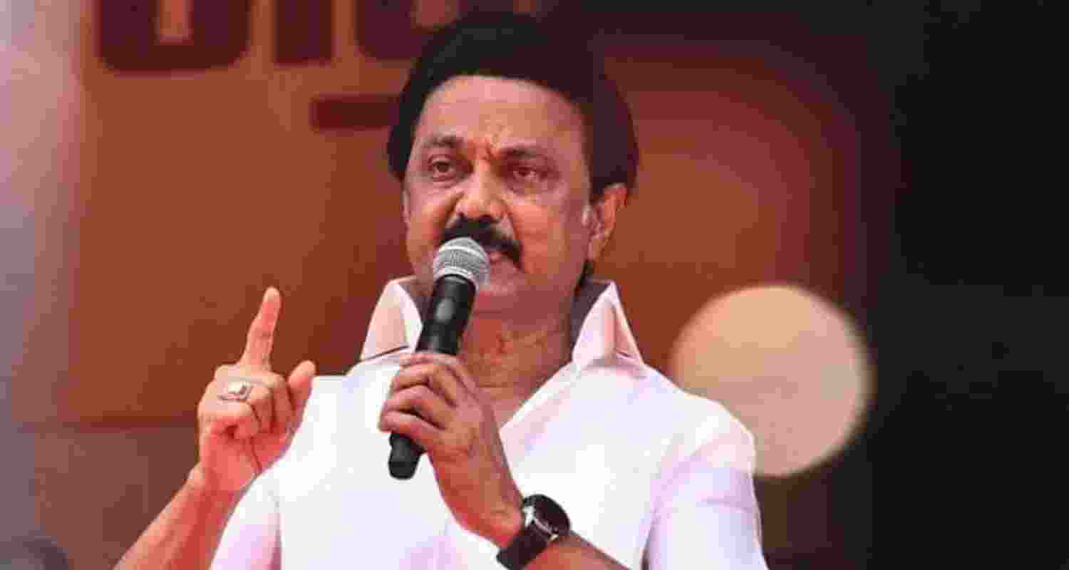 MK Stalin slams Centre for not providing funds.