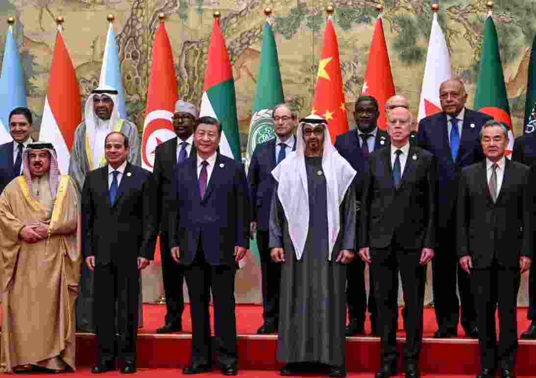 Chinese President Xi Jinping called for an international peace conference on the Israel-Hamas war and promised more humanitarian aid as he opened a summit with Arab leaders in Beijing on Thursday.