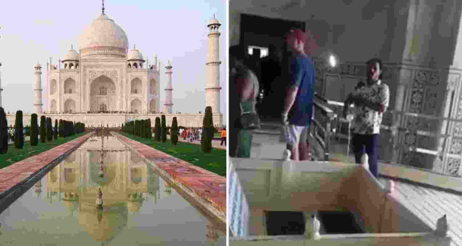 Youth arrested for pouring water from bottle at Taj Mahal 