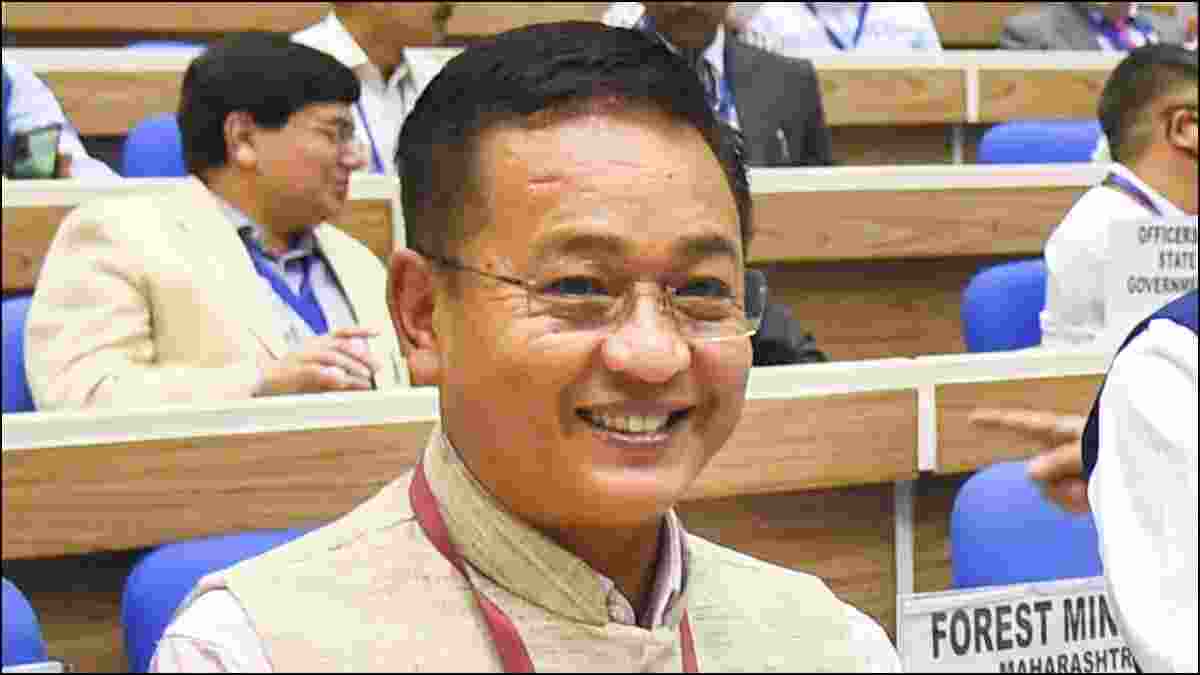 Chief Minister and SKM candidate Prem Singh Tamang was leading by around 6,443 votes over his nearest SDF rival Som Nath Poudyal from the Rhenock assembly constituency.