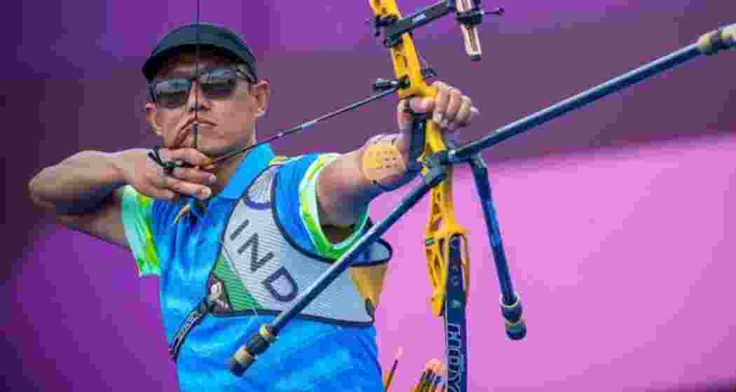 Veteran Indian archer Tarundeep Rai. 