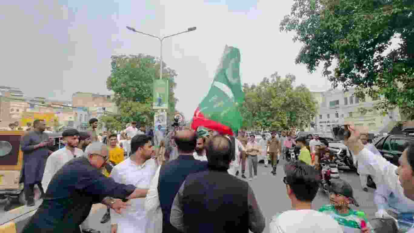 Workers of jailed former prime minister Imran Khan's Pakistan Tehreek-i-Insaf were not allowed to hold rallies to celebrate the country's Independence Day and over 100 party workers were detained by security agencies across Punjab, party sources claimed on Thursday.