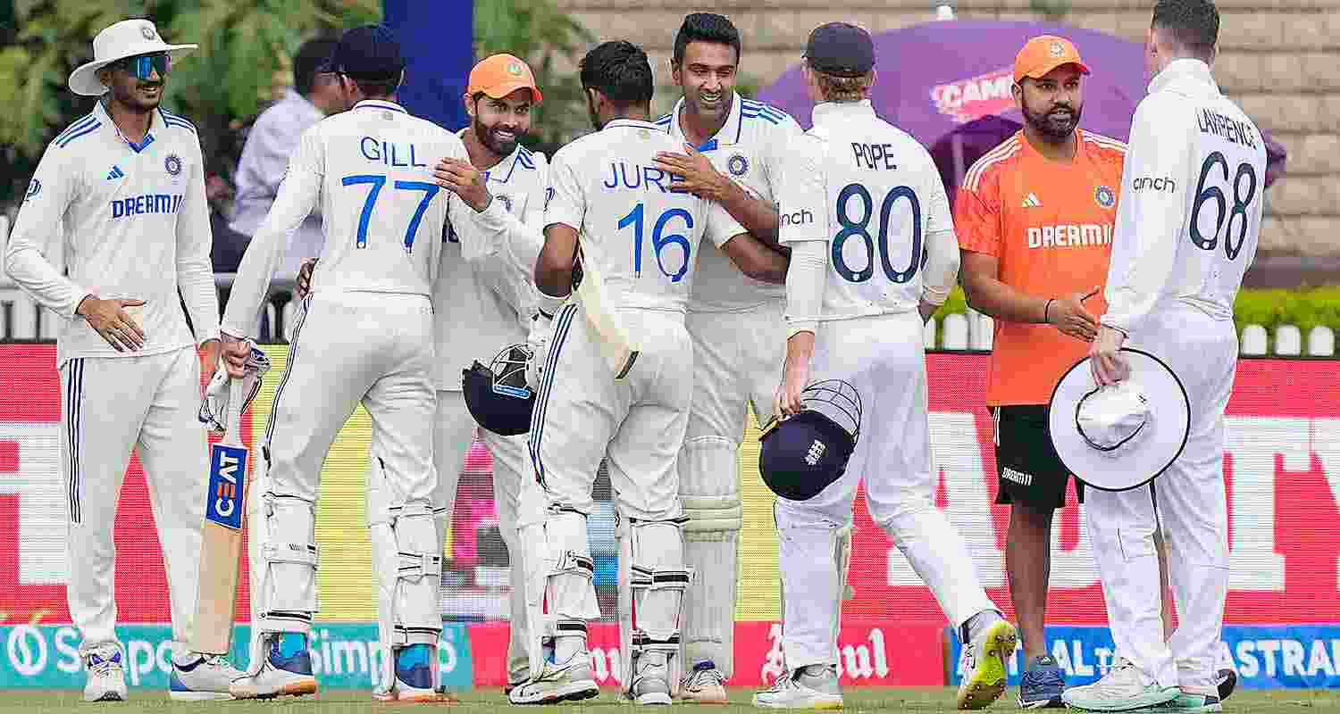 Rohit Sharma's men secured a hard-fought five-wicket win over England in the fourth and penultimate Test for a 17th consecutive series triumph in their own backyard here on Monday.