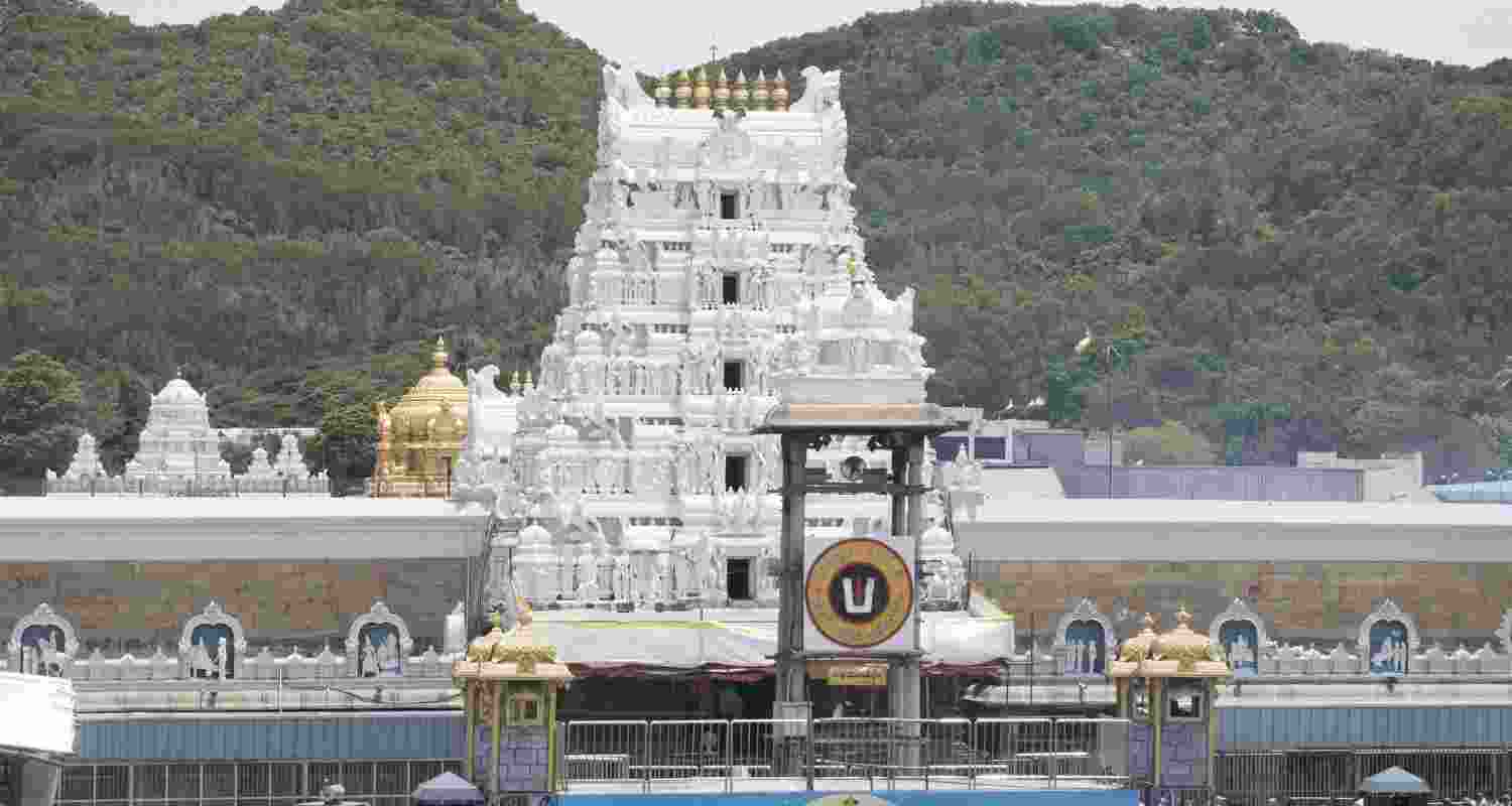 The Venkateswara Temple in Andhra Pradesh.