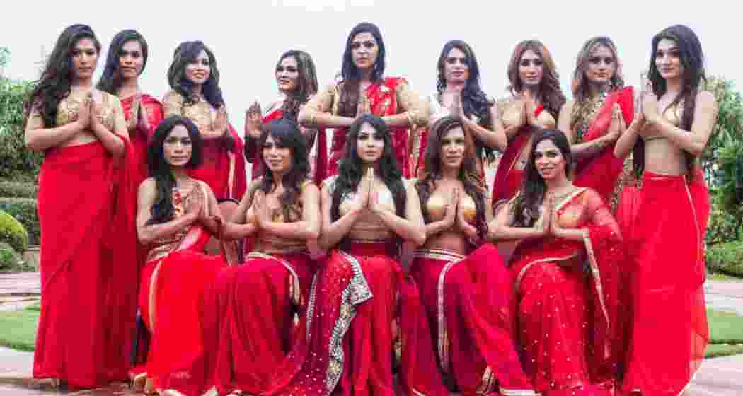 Members of the Trans Queen India 2017, a beauty pageant for the transgender community. 