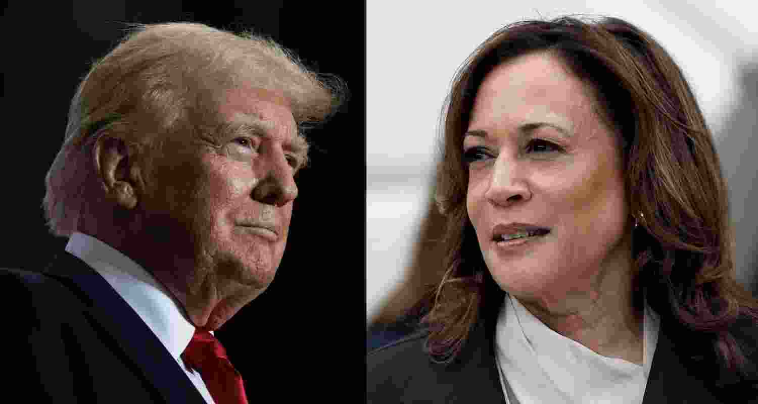 Harris leads by 1% in polls as Trump targets swing states
