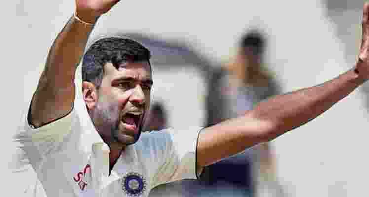 Ravichandran Ashwin during match. 