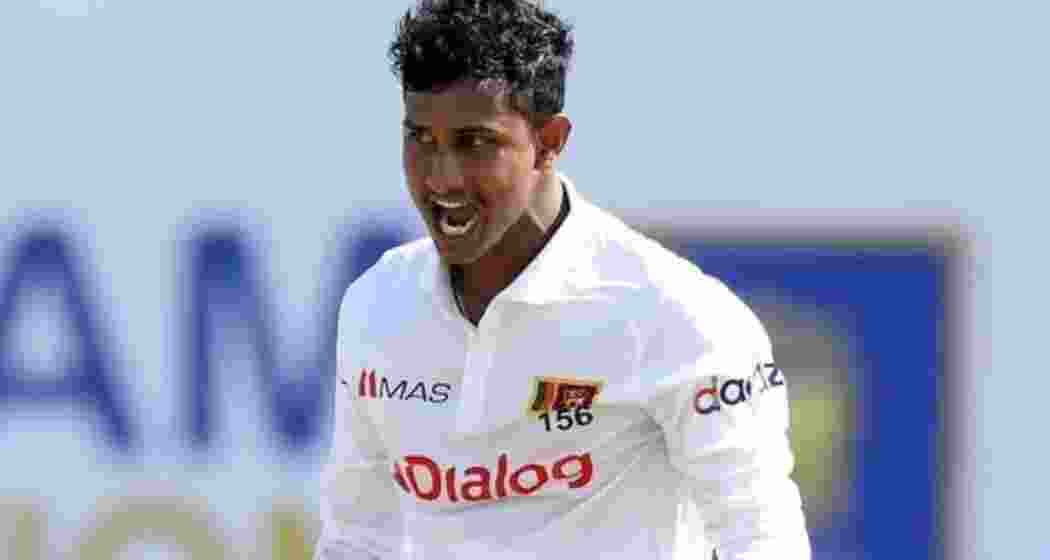 Sri Lankan cricketer Praveen Jayawickrama. File Photo.