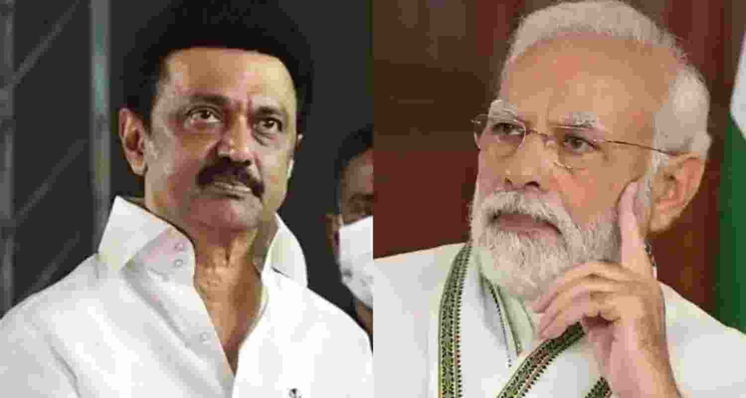Tamil Nadu M K Stalin and Prime Minister Modi.