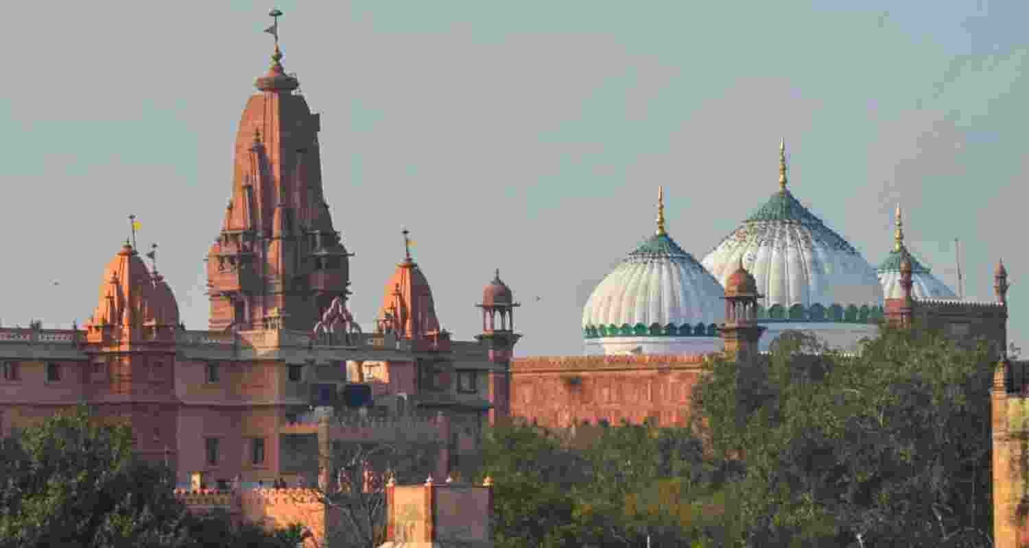 Mathura Krishna Temple and Shahi Idgah. File Photo.