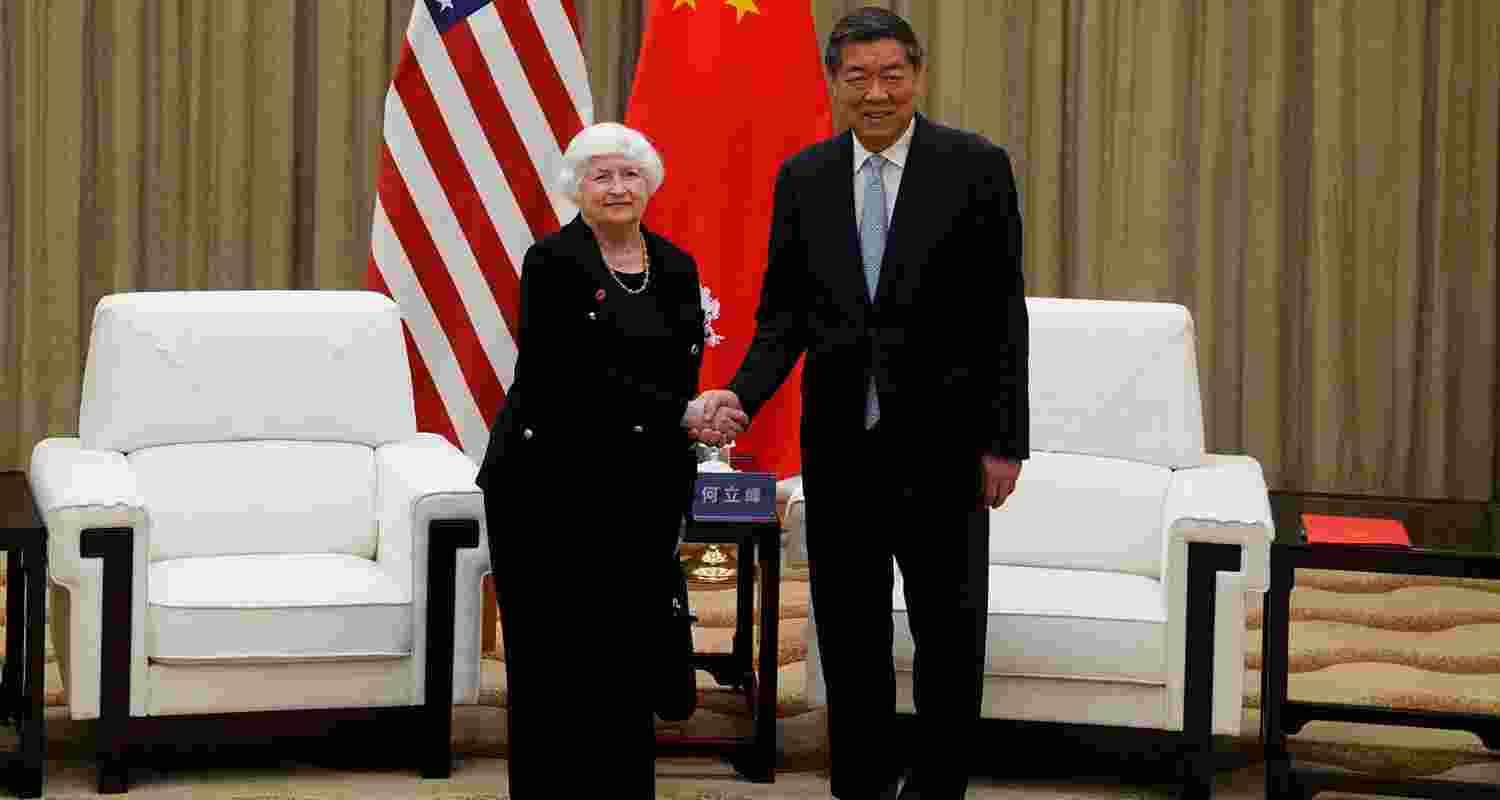 Janet Yellen on a 5 day Visit to China. Image X.