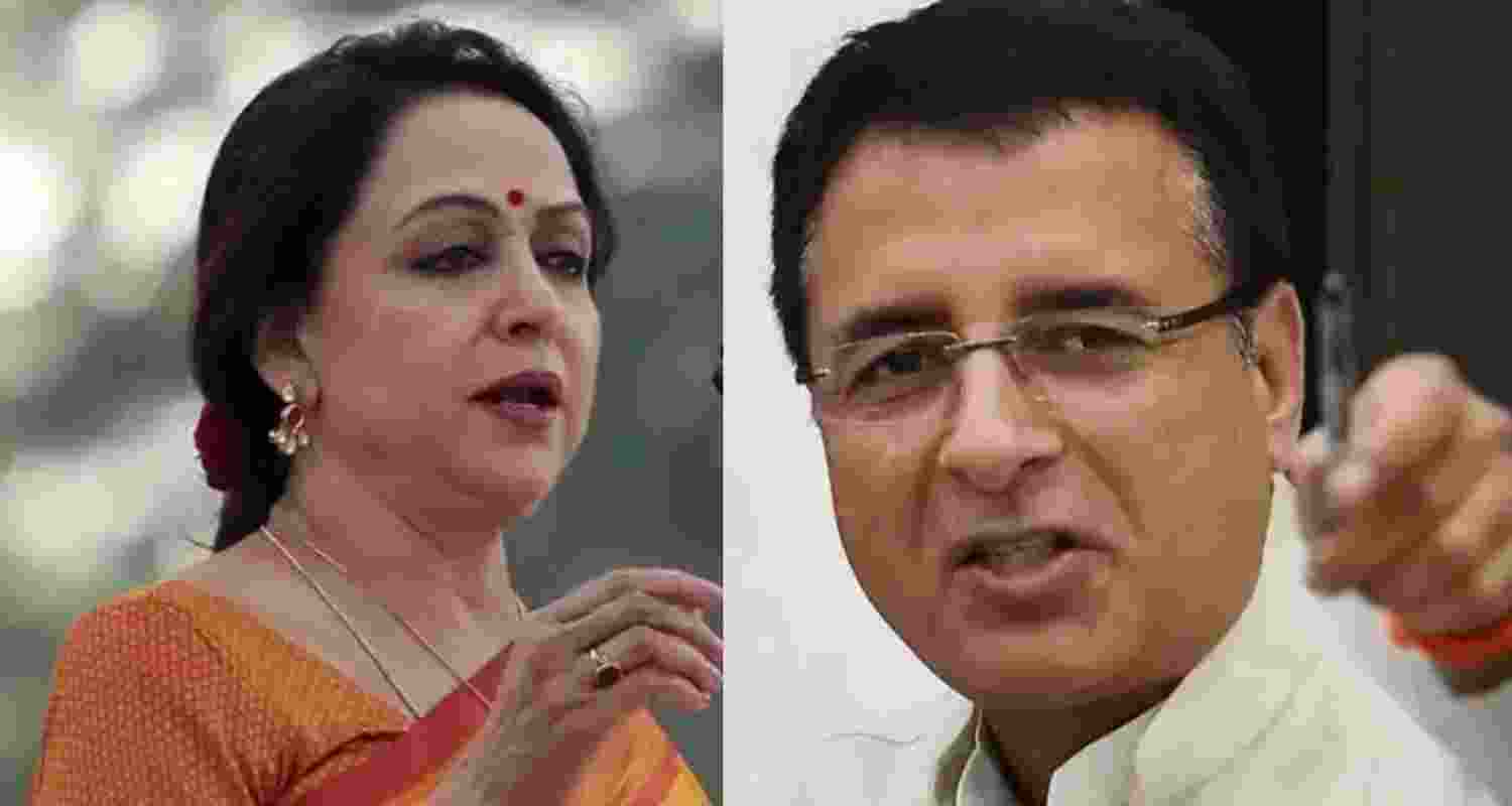 ECI sends notice to Surjewala over his comments on Hema Malini. Image X