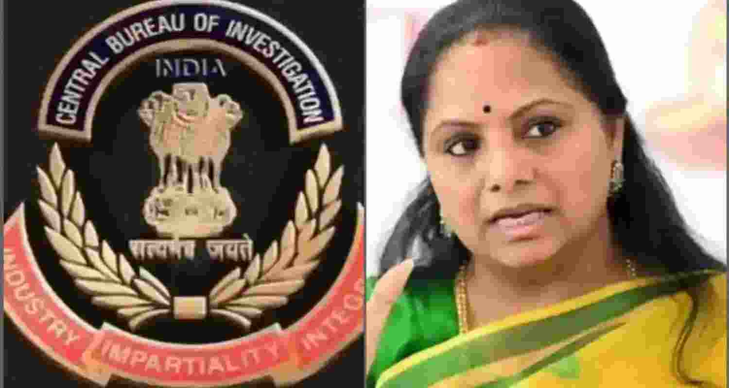 K Kavitha didn’t give satisfactory answers to CBI while the interrogation about the Money Trail. Image X.