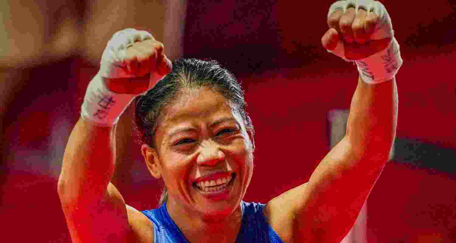 Mary Kom steps own as chef-de-mission for Paris Olympics - cites personal reasons. Image X.