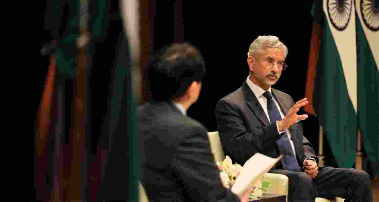 EAM Jaishankar hits back at the Western media for thinking themselves as a part of Indian Elections. Image X.
