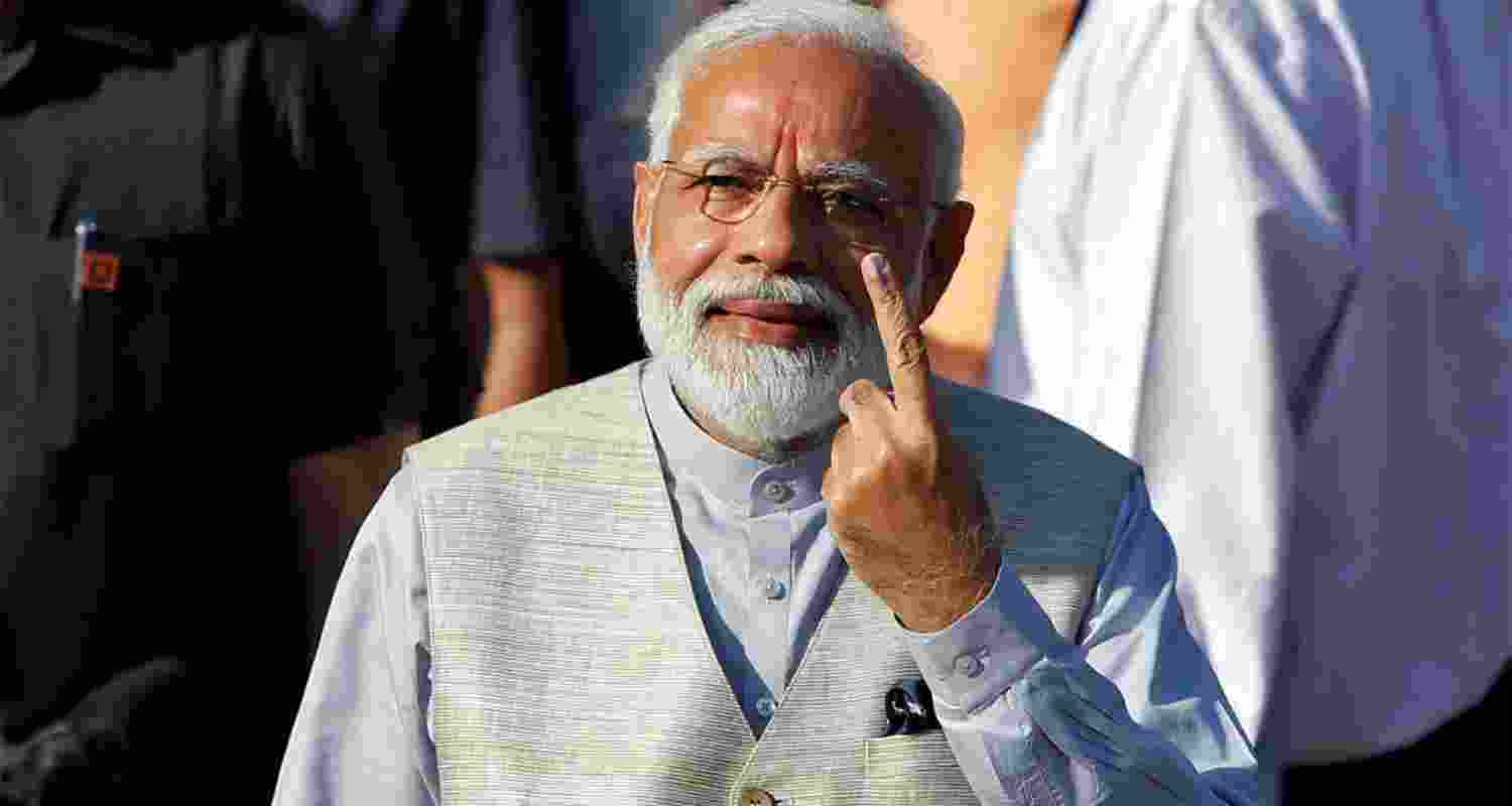 PM Narendra Modi to cast his vote tomorrow in Ahmedabad.