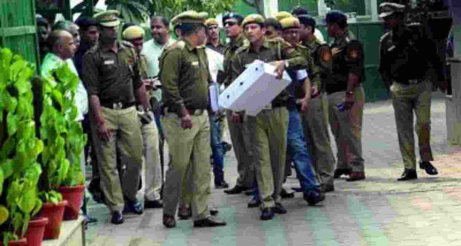 Delhi Police team investigates assault allegations against Kejriwal aide.