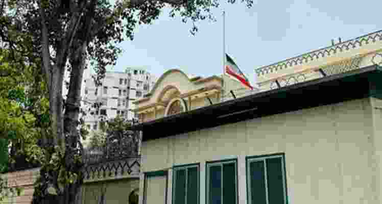 The Iranian Embassy in New Delhi has lowered its flag to half-mast in mourning after a helicopter crash claimed the lives of Iranian President Ebrahim Raisi, Foreign Minister Hossein Amir Abdollahian, and other high-ranking officials.