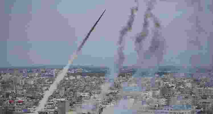 For the first time in months, rocket sirens sounded in Tel Aviv as Hamas' armed wing launched a 'big missile' attack on the Israeli city on Sunday.