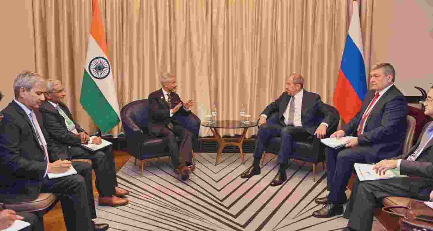 EAM Jaishankar Meets Russian Counterpart Lavrov at SCO, Urges Return of Indian Nationals.