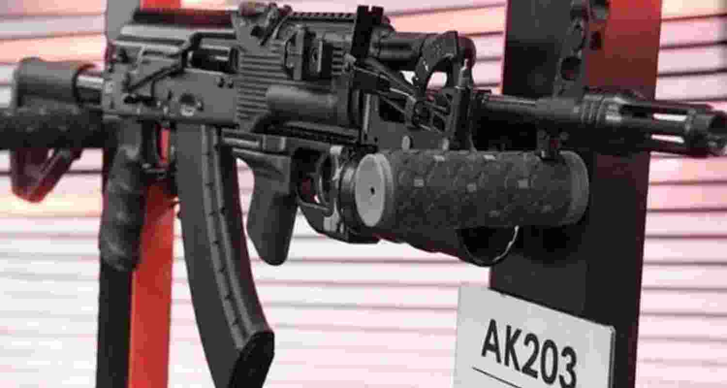 Indian Army Receives 35000 AK203 Rifles From Joint Venture IRRPL Amethi.