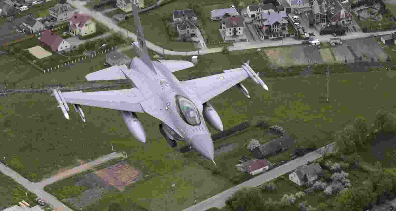 Norwegian F-16 Fighter Jet's Aid Ukraine's Air Defense Against Russia.