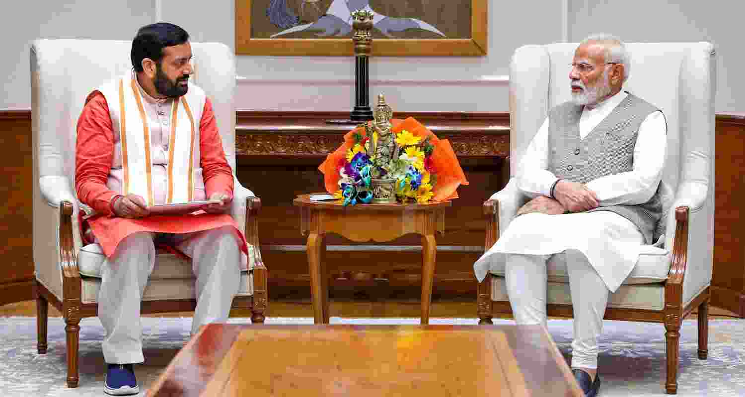 PM Modi And CM Saini Discuss Benefits Of Central Schemes To Haryana.