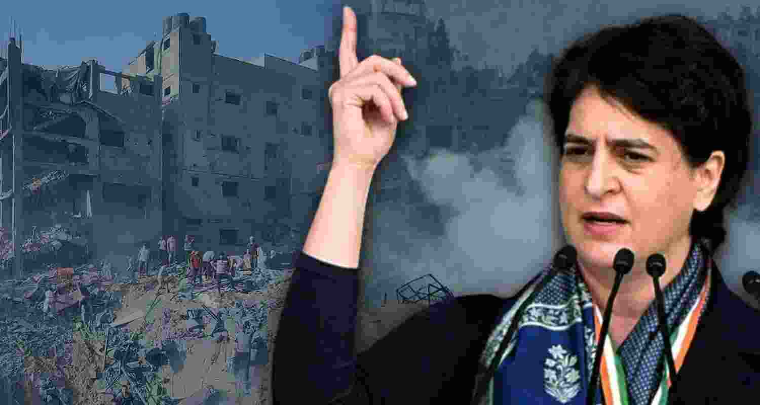 Priyanka Gandhi Urges Global Stand Against Gaza Genocide.
