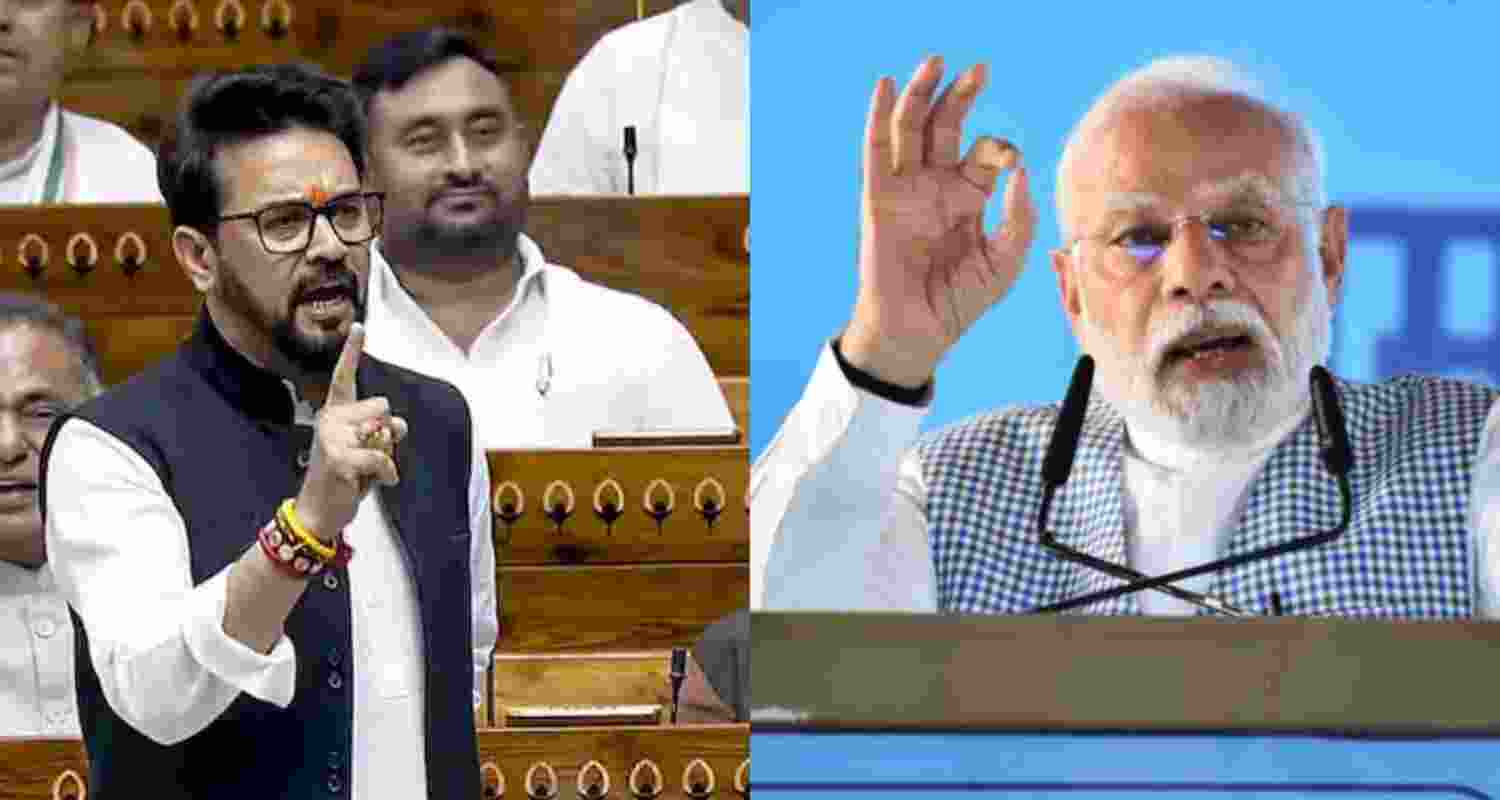 Congress Moves Against Modi In The Parliament For Endorsing Anurag Singh Thakur’s Comments.