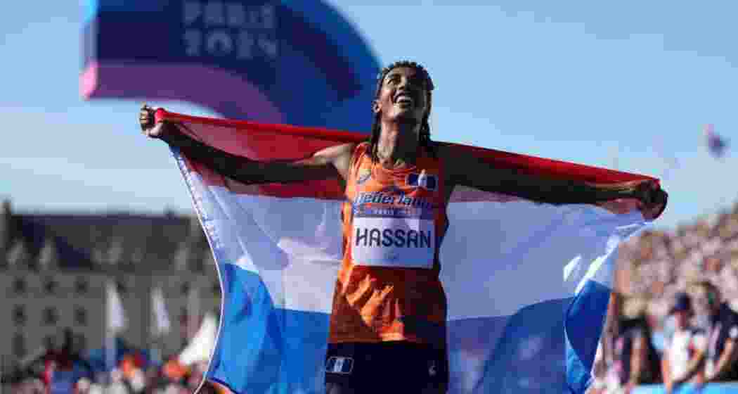 Sifan Hassan of the Netherlands set a new Olympic record in the Paris 2024.