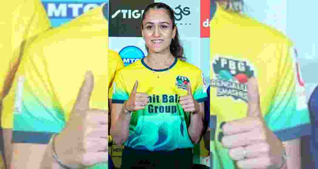 Indian paddler Manika Batra.