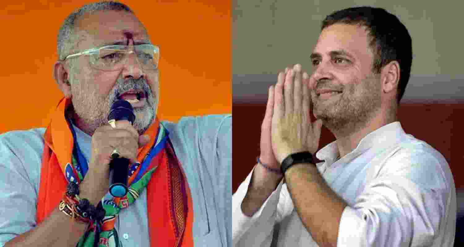 Union Minister Giriraj Singh Slams Congress For Stance On Article 370.