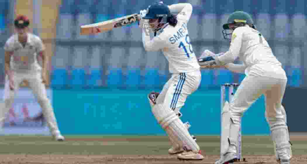 India bowled out at 184 in reply to Australia's 212 in unofficial women's test match. 