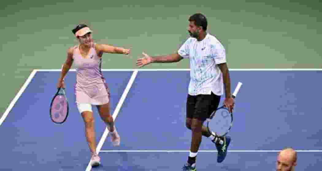 Indian and Indonesian pair Rohan Bopanna- Aldila Sutjiadi in their quarters against Mathew Ebden and Barbora Krejcikova. 