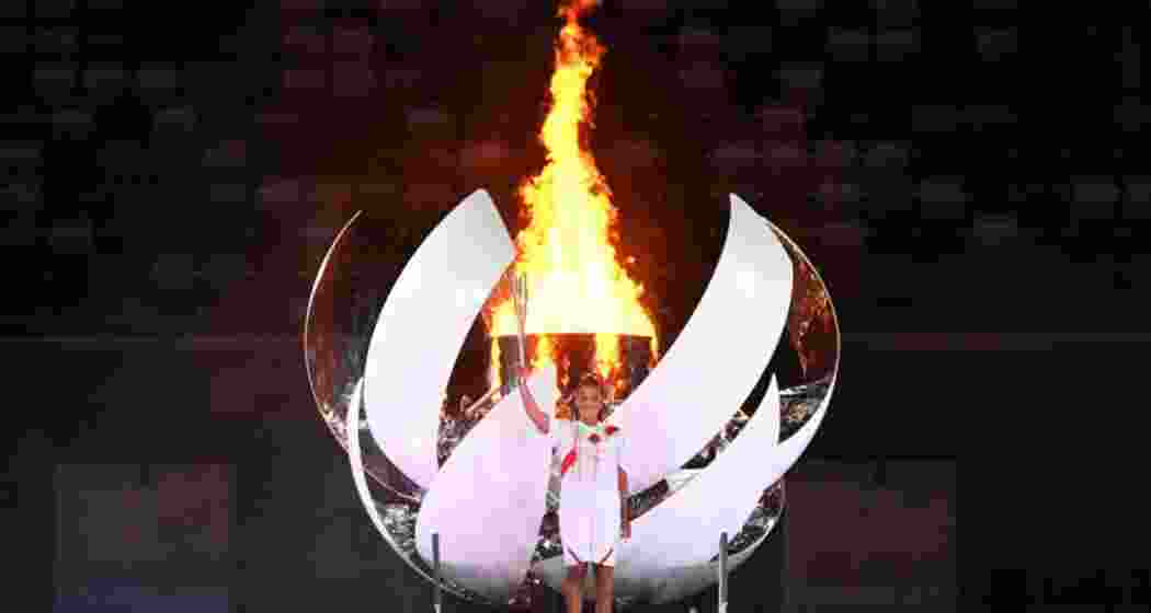 The symbolic Olympic flame to transfer from Paris to LA, which is going to host the next edition in 2028.