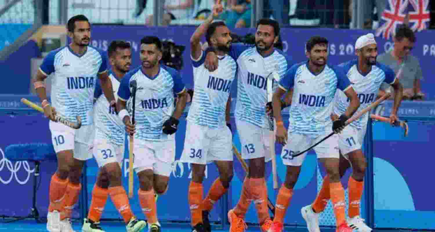 Indian Hockey team at Paris Olympics. File Photo. 