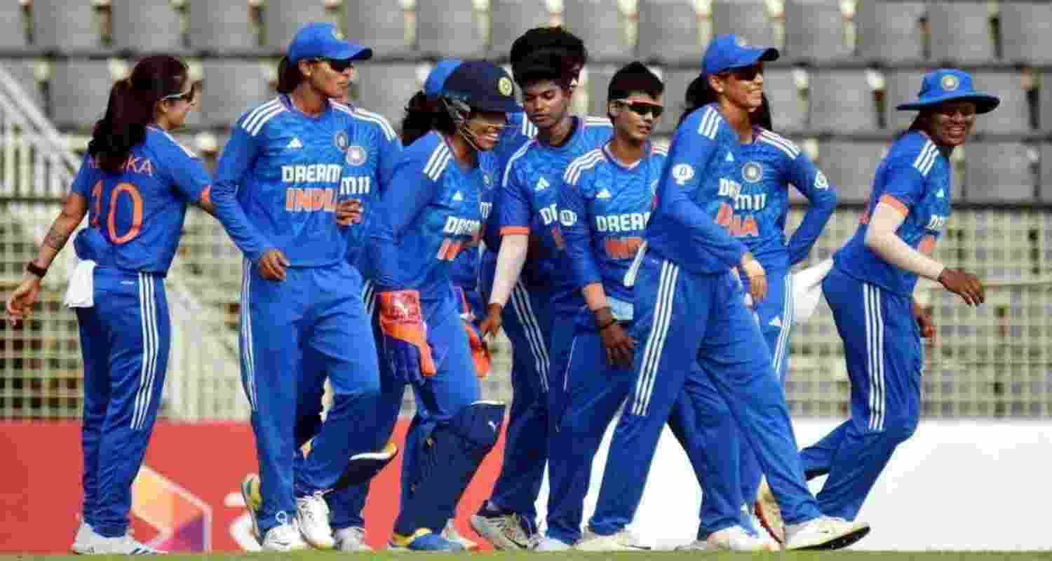 Indian women cricket team. Image taken from X. 